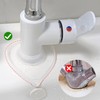 Silicone Faucet Mat Kitchen Tap Sink Countertop Protector Clear Compact