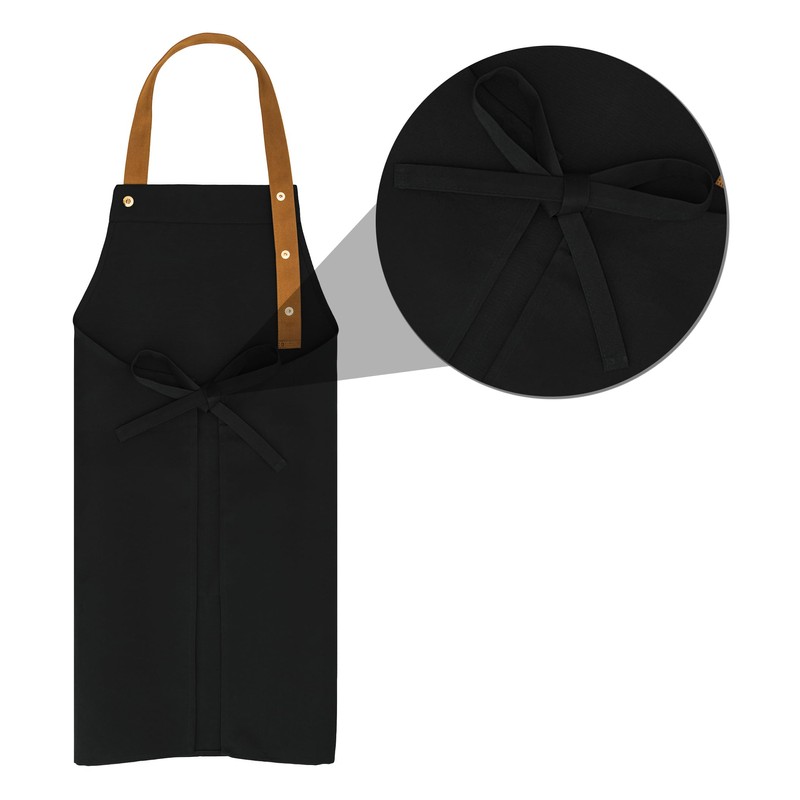 Lengnuantazhi Chef Apron, Waterproof Apron, Adjustable Apron with 2 Pockets
