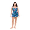 Great Lengths Women's Standard Princess Seam Swimdress, Dreamy Island