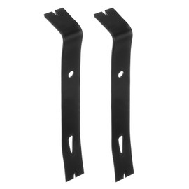 HARFINGTON 2pcs Mini Nail Puller Flat Pry Bar 7" Length CR-V Curved Utility Claw Bar Wonder Bars with Wide Blade for Prying Scraping and Pulling