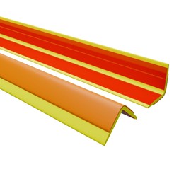 Wall Corner Protector & Molding Trim,Self Adhesive Corner Guards for Wall, Edge Protector for Kindergarten Walls Furniture Corner Safety Bumpers,Orange,1.8IN x 3.5FT, 2PCS