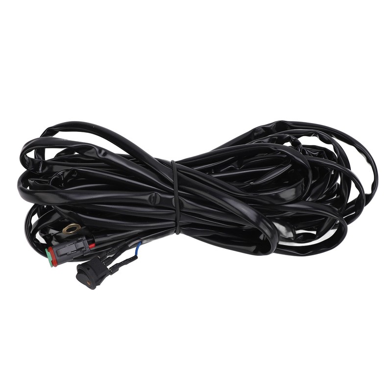 LED Light Bar Wiring Harness 16AWG Heavy Duty DC 12V