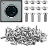 50 Pieces D Series Panel Screws and Nut Kit Panel