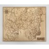 Engraved Map of RDR 2 on Baltic Birch, 8x10 inch