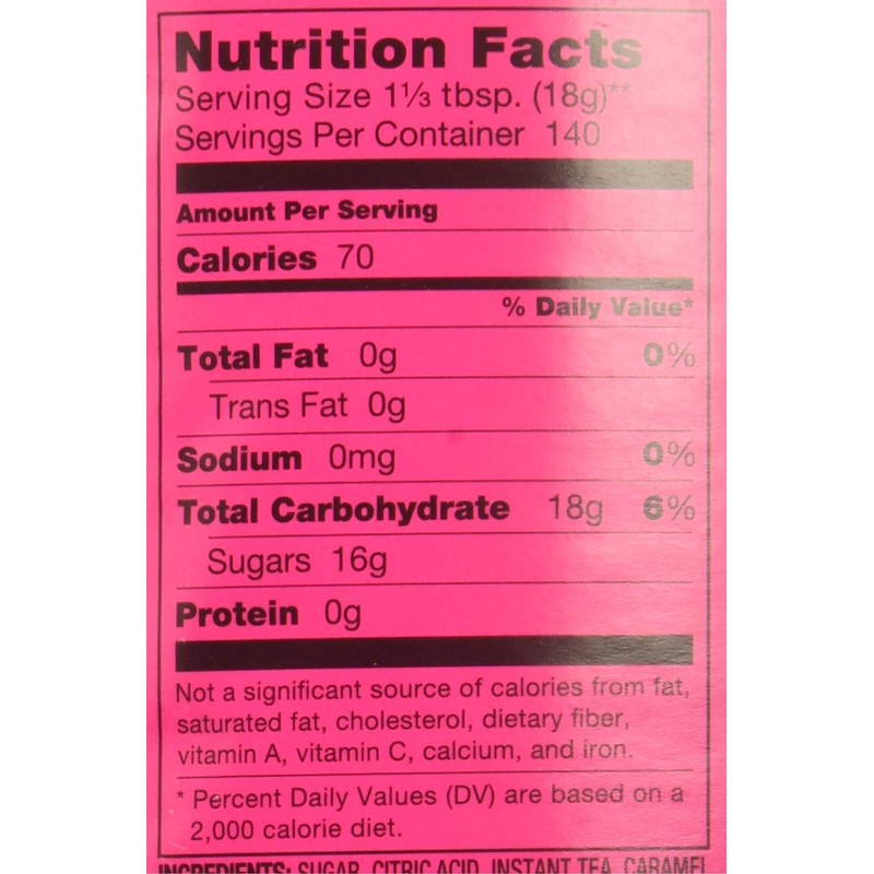 4C Iced Tea Mix Raspberry (6 in a case), 87.84