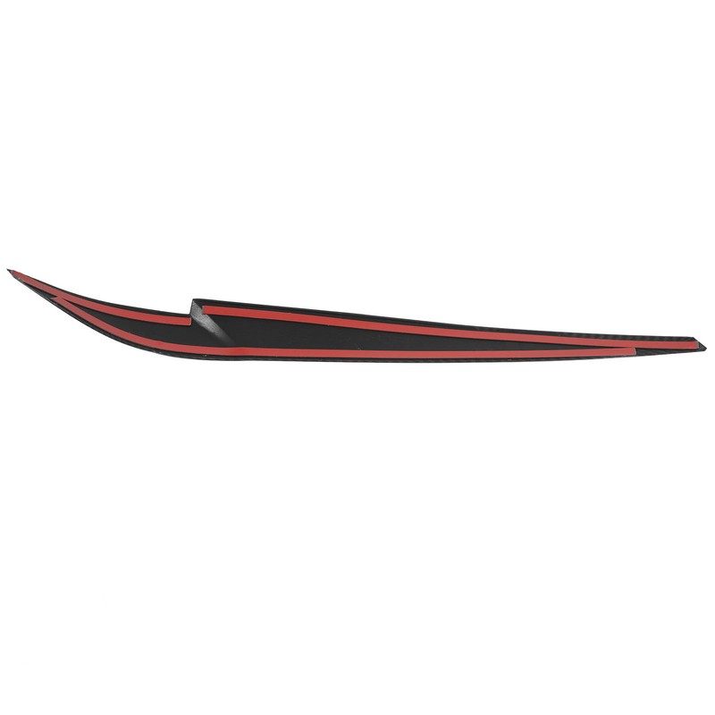 Pair Left Right Headlight Eyebrow Car Light Eyelids Carbon Fiber