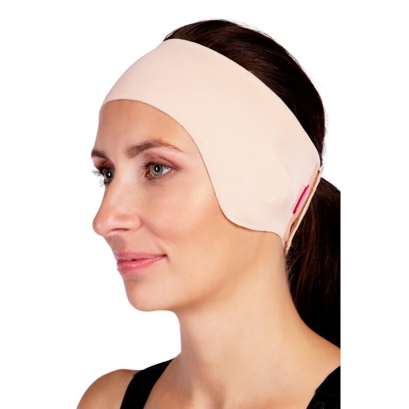 Post-operative compression headband PU 03 by LIPOELASTIC, beige