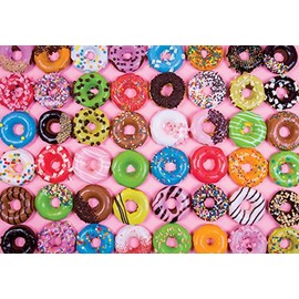 Colorful Donuts, A 1500 Piece Jigsaw Puzzle by Lafayette Puzzle Factory
