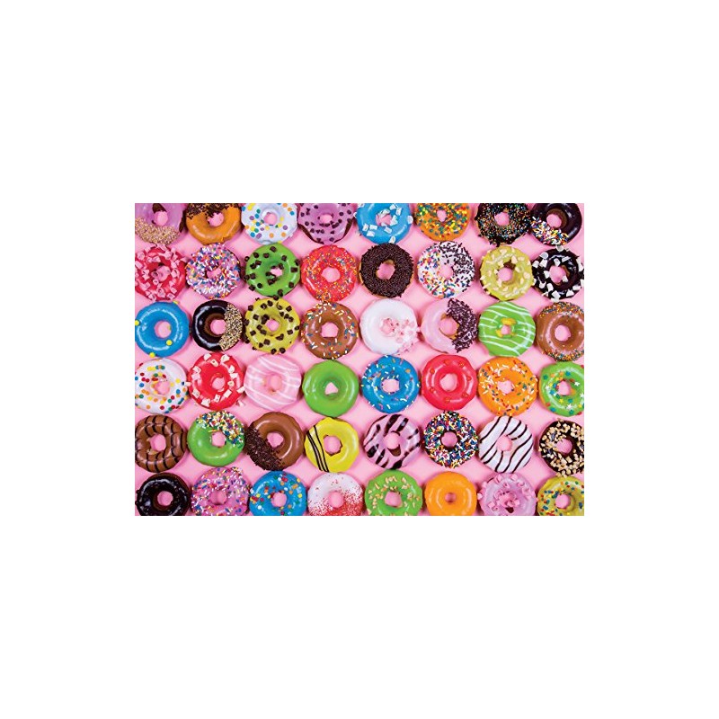 Colorful Donuts, A 1500 Piece Jigsaw Puzzle by Lafayette Puzzle