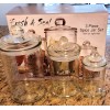 Fresh & Seal - 3-piece Glass Spice Jar Set -