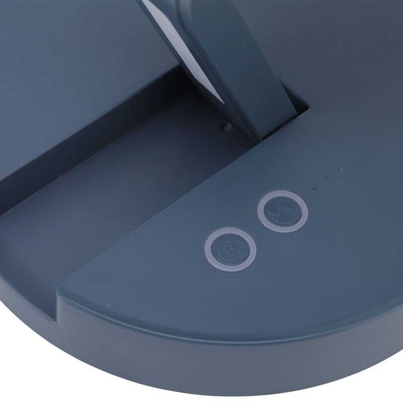 Desktop Folding Fan 3 Speeds USB Rechargeable Punch Free Electric