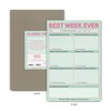 Knock Knock Best Week Ever Pad, Weekly Agenda and Planning