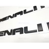GMC 2PCS Matte Black DENALI HD 3D Side Door Letter
