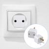 BTFO 2pcs Grounding Plug Adapter, Safety Grounding Sockets Adapter Plug