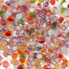 King of Sweets Candy Jar Favorites Hard Candy Mix in a Bulk Resealable Bag - 2 Pound