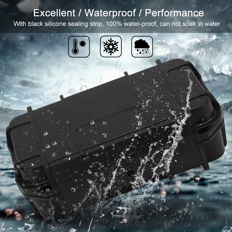 Waterproof Hard Carry Tool Case Safety Instrument Tool Box ABS