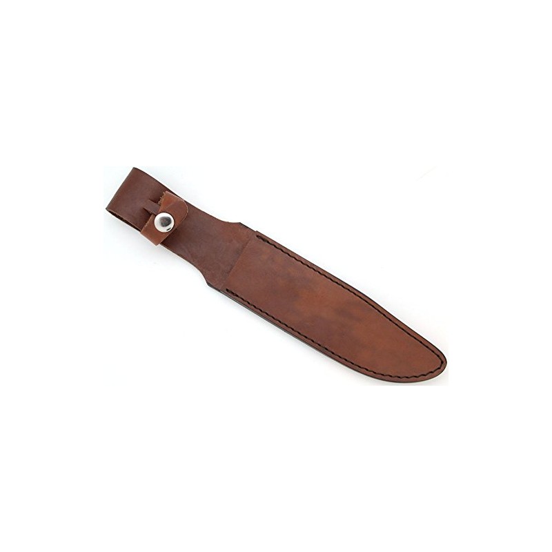 Snake Eye Tactical Full Size KA-BAR Style Genuine Leather Sheath