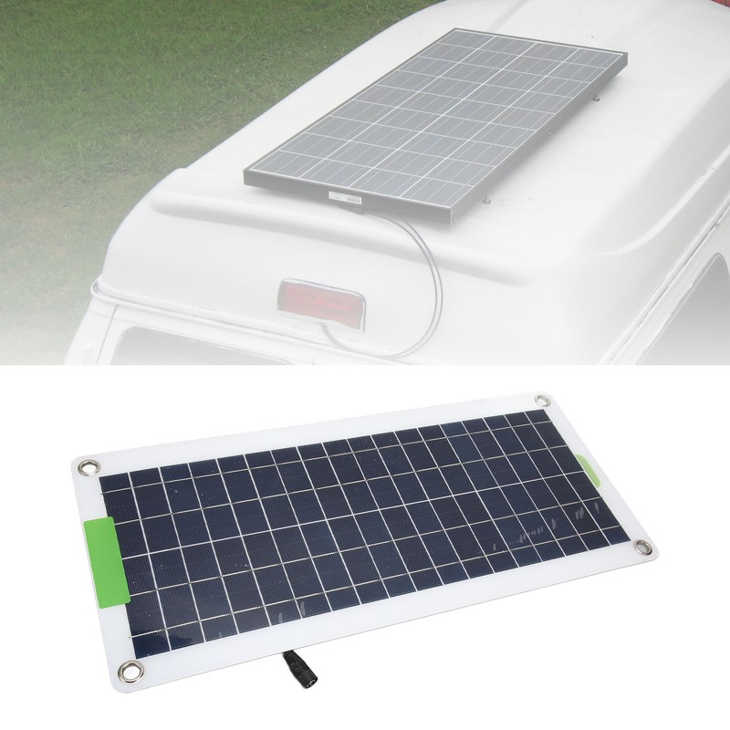 100W Solar Panel Kit 220W Inverter MPPT Controller Dual USB