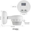Oktaplex Mia Motion Sensor Outdoor 360 Degree Swivelling IP65 Surface-Mounted