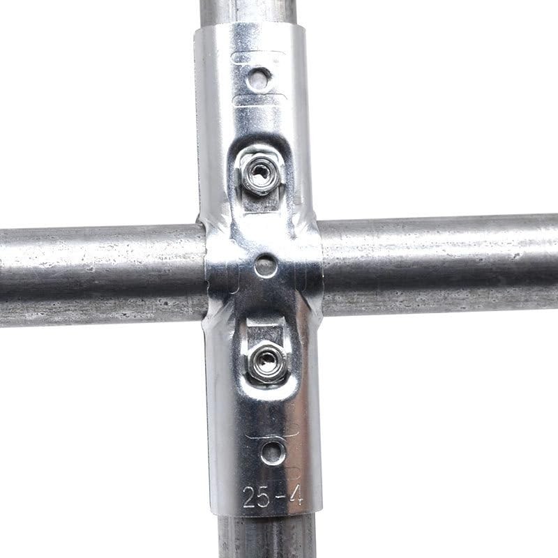 6 Pcs 180 Degree Structural Pipe Clamp,Fit for 1 Inch