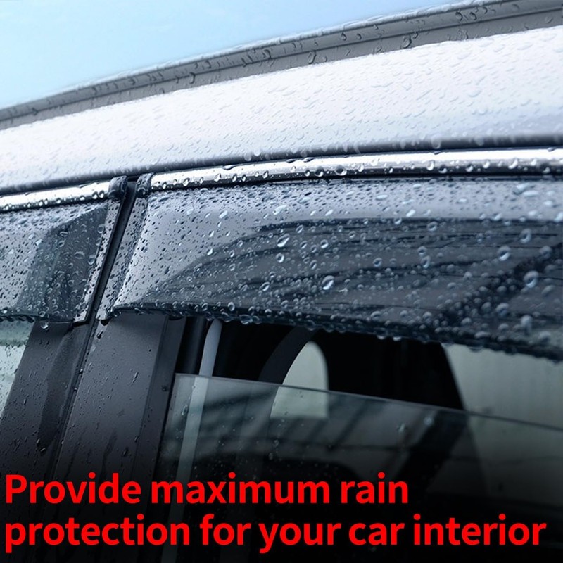 Window Air Guard Deflectors Compatible with 2007-2017 Freightliner Cascadia