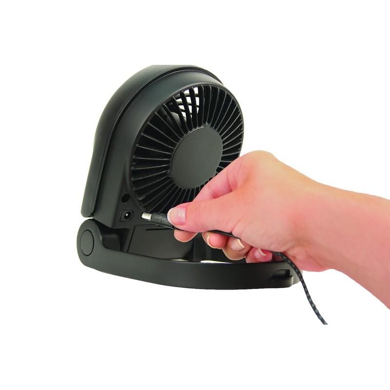 Honeywell HTF090B Turbo On-the-Go Personal Fan, Black – Small Portable