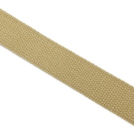 Tan Web Belt with Buckle Military Style