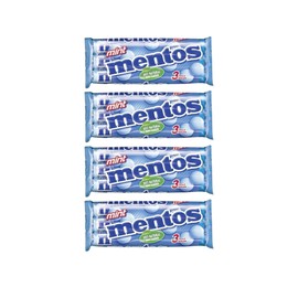 Mentos Mint Multipack Bundle - x4 Mint Flavour Multipacks (3x37.5g Tubes In Each Pack)