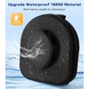 Hat Case for Cowboy Travel Extra Large, Waterproof Hard Box