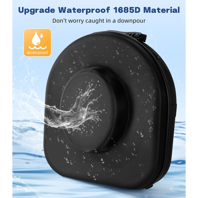 Hat Case for Cowboy Travel Extra Large, Waterproof Hard Box