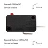 Microwave Oven Door Switch Replacement Part, 16A 125VAC, KW3AT-16 (Downward