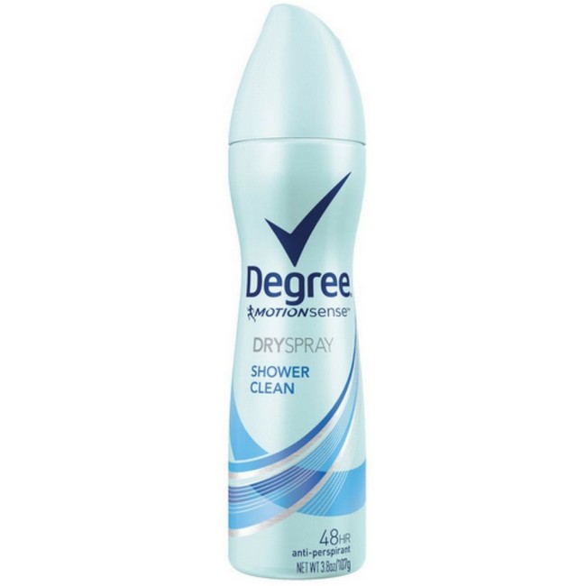 Degree Deodorant 3.8 Ounce Womens Dry Spray Shower Clean (113ml) (2 Pack)
