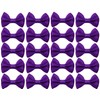 Shapenty Mini Satin Ribbon Bows Flowers Bowknot for Sewing Dress Craft Project Scrapbooking Wedding Birthday Christmas Ornaments Embellishment Gift Decor Wrapping, 20PCS (3.6 x 2.5cm, Purple)