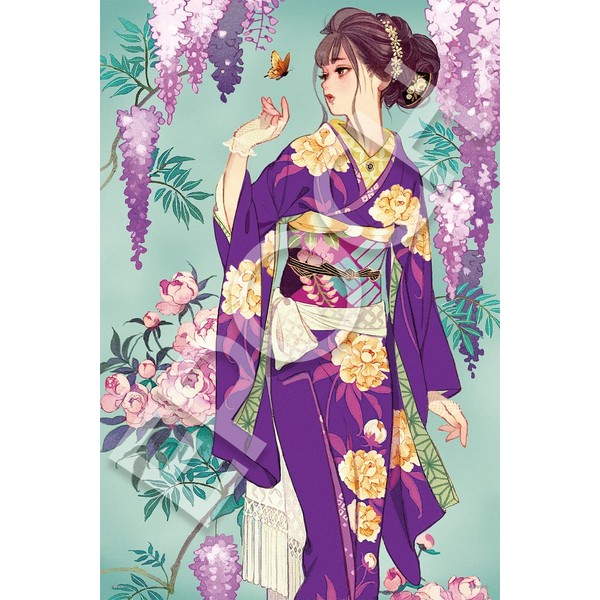 Epoch 11-610s 1000 Piece Jigsaw Puzzle, Matsuohiromi Wisteria and Shakuyu