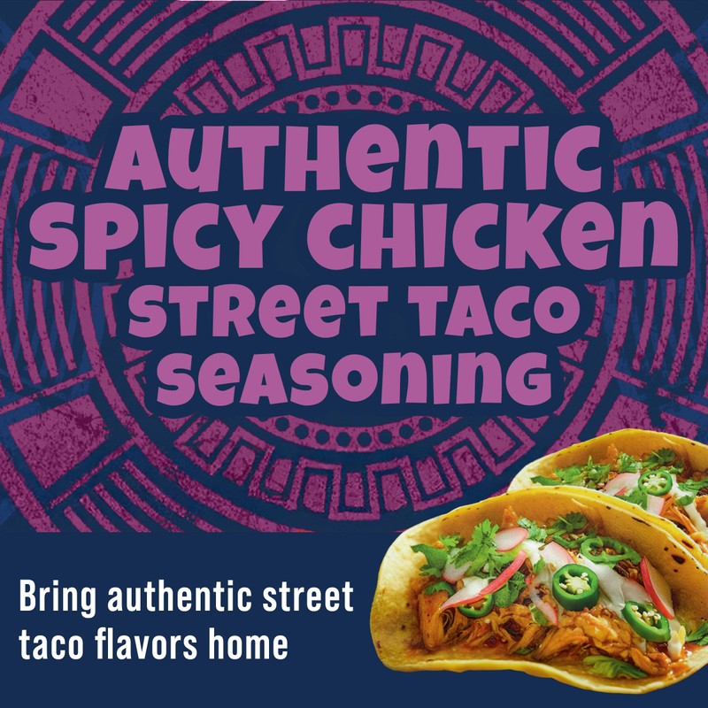 Ortega Street Taco Seasoning Mix, Spicy Chicken Taco, 1 Ounce