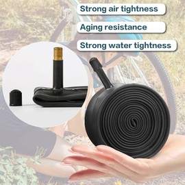 Pack of 2 18" Bike Tyre Inner Tube Scharder Valve AV32mm Compatible with 18 x 1.75/1.95/2.125 Kids Cycle Bicycle Replacement Inner Tubes