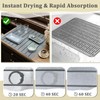 Large Stone Dish Drying Mats For Kitchen Counter, Environmental Diatomaceous