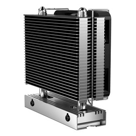 JIUSHARK M2-THREE M2 SSD Heatsink with 2.4 inch (60 mm) Square Fan with Heat Pipe for Type 2280