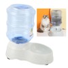 Pet Water Dispenser Gravity Refill Leakage Proof Clear Automatic Dog
