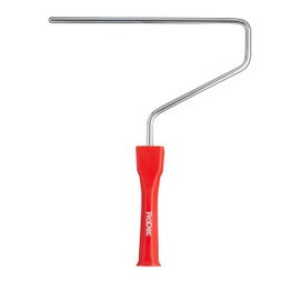ProDec PRFR016 10 inch Stick System Trade Professional Paint Roller Frame for Padded Rollers with 8mm Chrome Plated Bar and Screw Fit Handle for Extension Poles