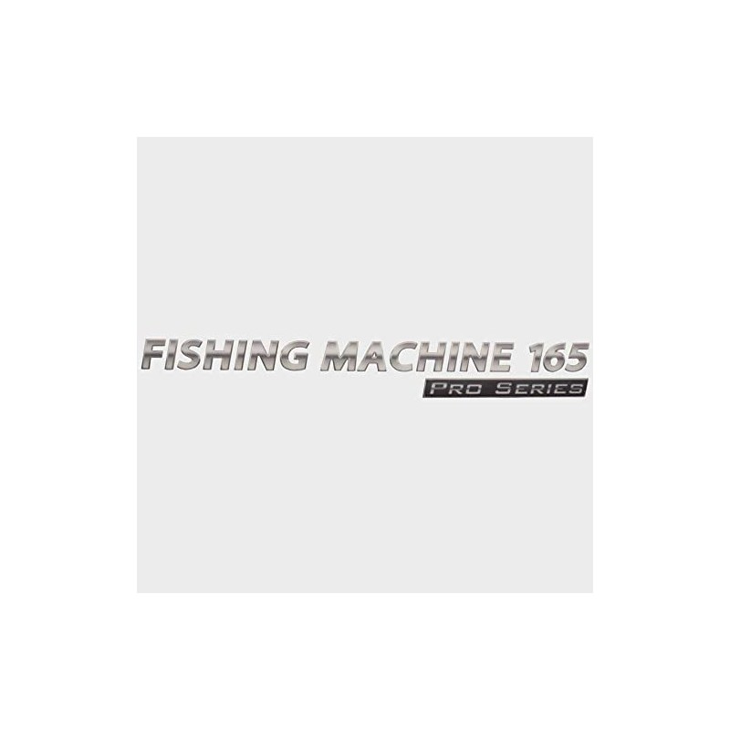 Lowe Fishing Machine 165 Pro Boat Raised Decal Sticker