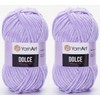 Yarn Art Dolce Yarn 100% MicroPolyester Lot of 2 skn