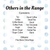 Purely Home Aqua Polka Dots Spots Decaf Tea Canister -