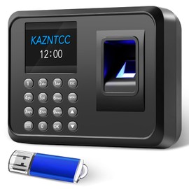 Fingerprints Time Clocks for Employees Small Business, Deduct Lunch Time & Calculate Working Hours Time Clocks Supporting Multiple Shift Schedules, 0 Monthly Fees No Need WiFi Standalone Time Clock