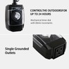 M EGA MEGACUBE Outdoor Timer Outlet Waterproof, 24 Hour Mechanical