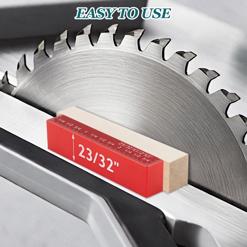 15 PCS Setup Blocks for Woodworking, Precision Aluminum Height Gauges