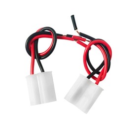 AMFRNE 2-Wire Flasher Socket, Universal 2-Pin Flasher Connector Harness, Used with Flasher for Turn Signal or Hazard Warning, for Automotives Car Motorcycle Bike ATV UTV Accessories, Pack of 2