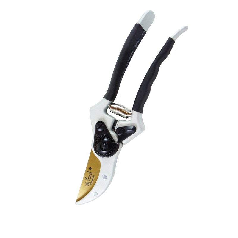 Q-yard Heavy Duty Titanium Classic Style Bypass Pruning Shears
