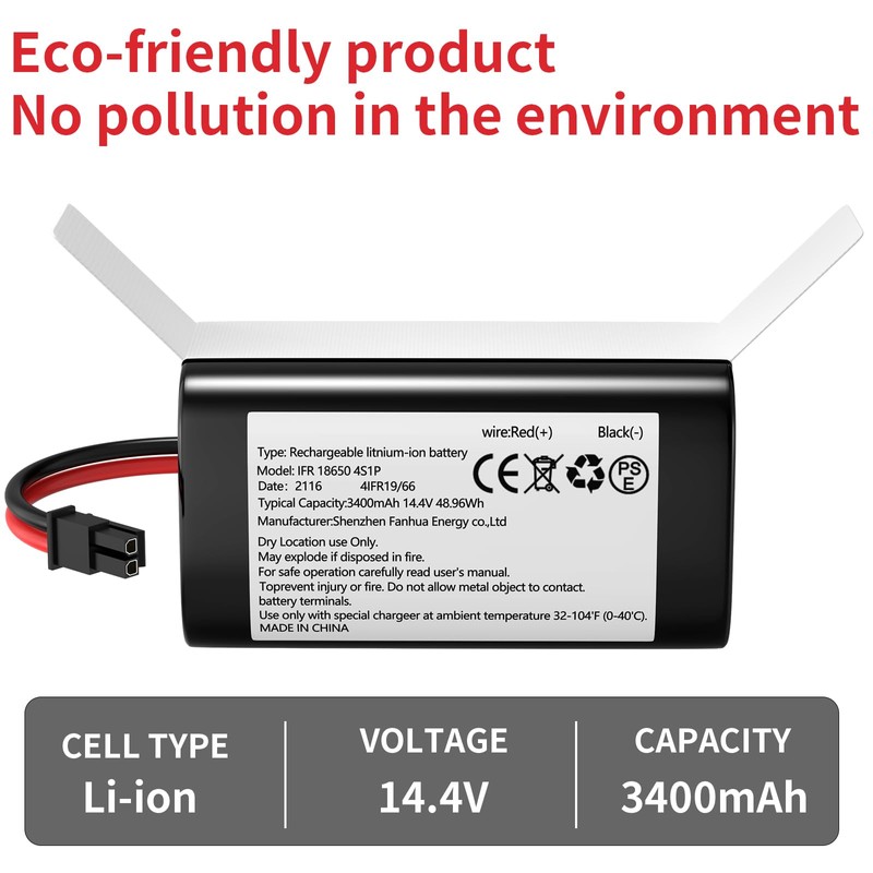 Replacment battery for Eufy Robovac LR20, LR30 Hybrid+,L35 Hybrid+,T2996011