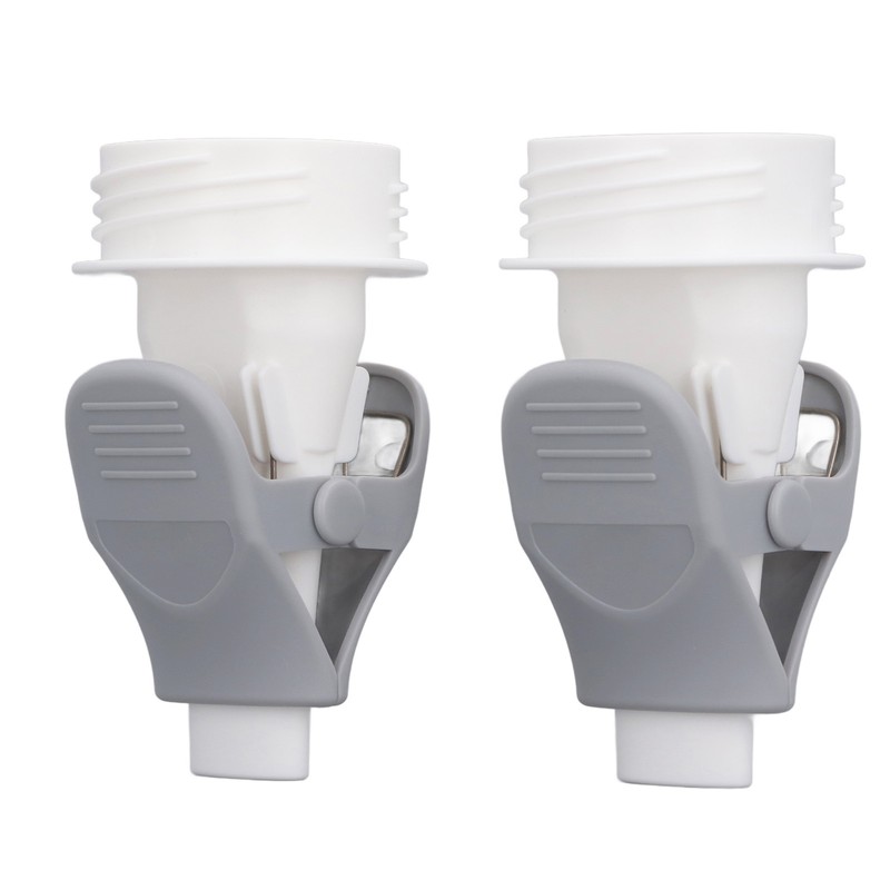 2Pcs Breastmilk Storage Bag Adapter Portable Convenient Use Wide Mouth